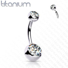 Load image into Gallery viewer, Belly Ring - Internally Threaded Titanium