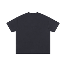 Load image into Gallery viewer, SOS BADGE BLK on BLK - Unisex Oversized Cotton T-Shirt