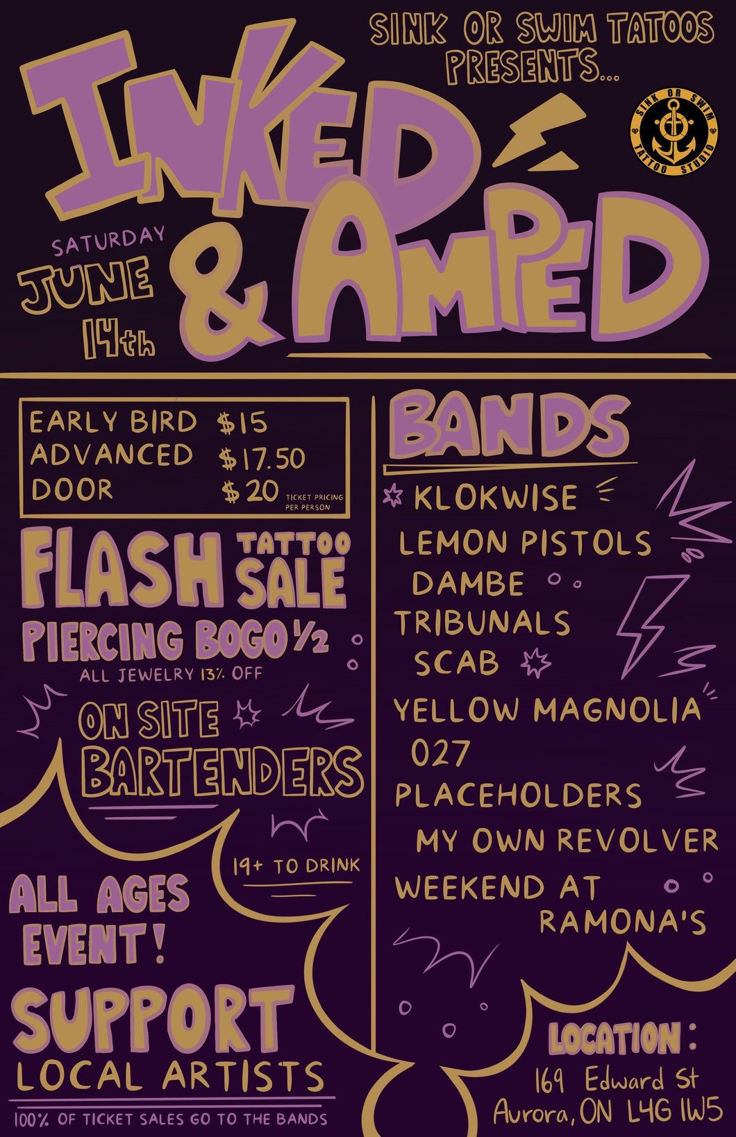 INKED & AMPED - LIVE SHOP EVENT