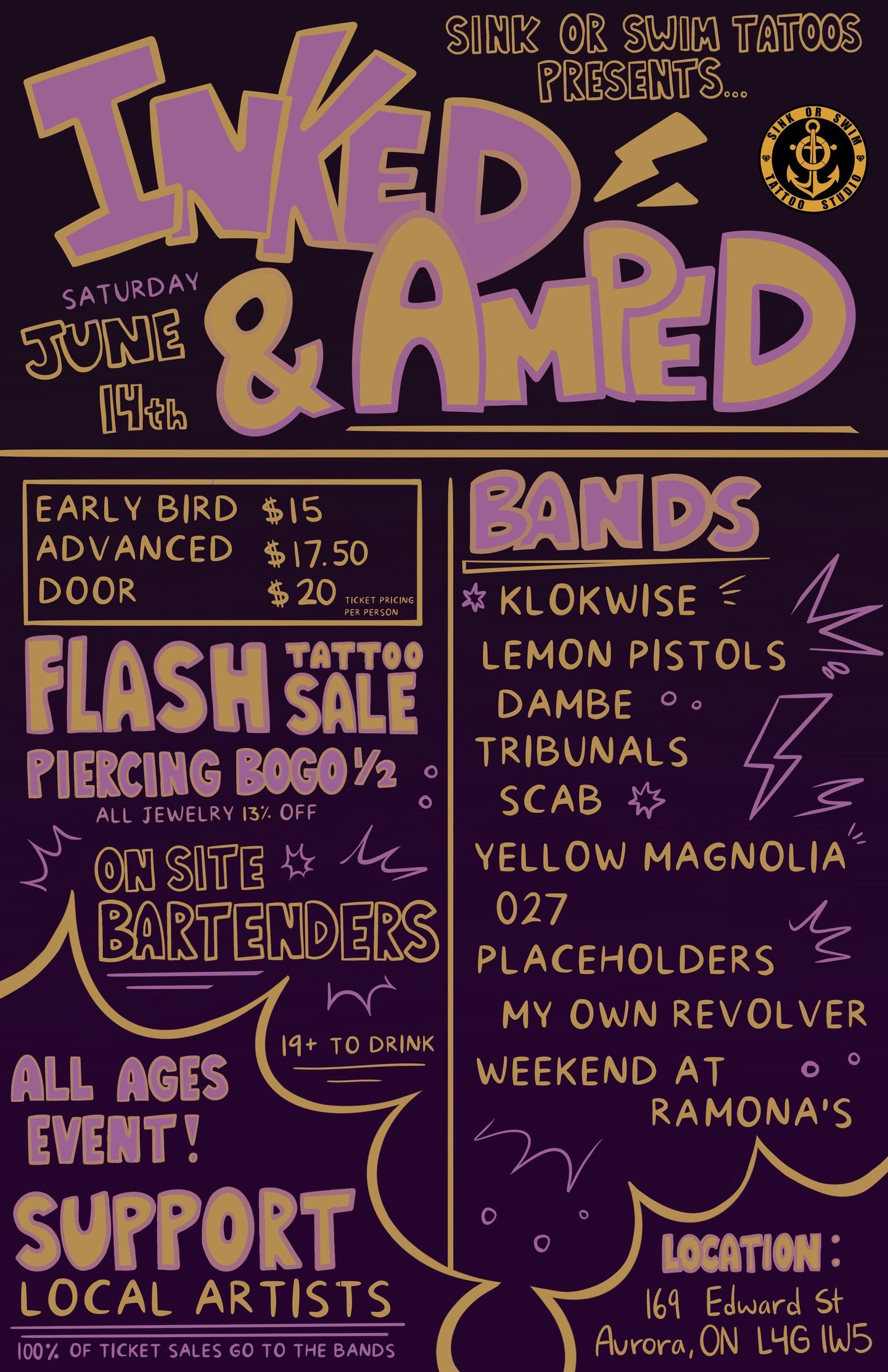 INKED & AMPED - LIVE SHOP EVENT