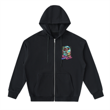 Load image into Gallery viewer, SOS RETIREMENT  Drop-Shoulder Zip Up Hoodie