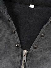 Load image into Gallery viewer, SOS - RETIREMENT Vintage Washed Zip-Up Hooded Tank Top