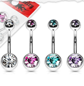 Belly Rings - Double Jewel