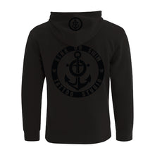 Load image into Gallery viewer, SOS SEAL PULLOVER - BLKonBLK - HEAVYWEIGHT