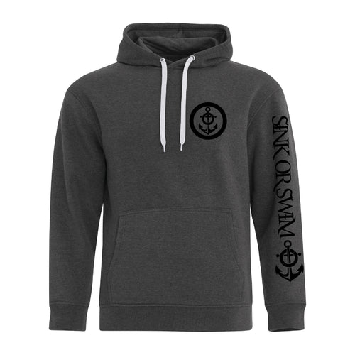 SOS SEAL PULLOVER - BKonDKGRY - HEAVYWEIGHT